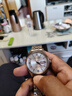 罗西尼（ROSSINI）手表男款 生日礼物机械手表商务简约男表防水钢带白盘515701 实拍图