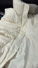 森马（Semir）棉马甲女冬季防泼水纯色oversize立领面包服叠穿时尚百搭外套 奶白10501 M 实拍图