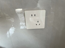 公牛（BULL）G12量贩装 10A斜五孔插座 86型面板G12Z223AS象牙白 10只插座套装 实拍图