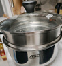 爱仕达（ASD）汤锅 304不锈钢小蒸锅 蒸煮一体汤锅 22CM燃气电磁炉通用奶锅B1-Z 实拍图