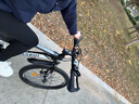 金武端自行车成人山地车公路赛车单车骑行变速超轻越野中学生初中青少年 顶配版-辐条轮-黑白色 24寸21速 实拍图