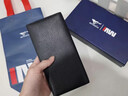 七匹狼（SEPTWOLVES）钱包男士长款真皮2026新款超薄头层牛皮拉链钱夹爸爸皮夹手包卡包 超薄黑金属狼标3A3071032-01 实拍图