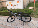 喜德盛（xds）山地自行车黑客350/旭日310 X6铝合金车架21速变速机械碟刹 旭日310石岩灰17寸 实拍图