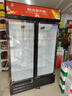 格点大容量饮料柜商用冰柜直冷藏展示柜酒水柜纯风冷无霜保鲜柜超市玻璃门冰箱立式啤酒柜 大双门下机组风冷 360°循环速冷款 实拍图