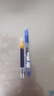 浩立兴按动中性笔水笔学生专用考试黑色笔水性签字笔芯0.5mm按压式k35子弹头圆珠墨蓝黑红笔老师办公笔 K35 蓝色【1支笔+3支笔芯】 书写粗细0.5mm 实拍图