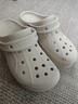 卡骆驰（CROCS）贝拉洞洞鞋沙滩鞋包头女鞋厚底拖鞋|210062 冬日白 -11S(含智必星） 37 (230mm) 38 实拍图