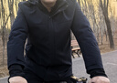 雅戈尔（YOUNGOR）羽绒服男连帽羽绒服聚酯纤维面料鹅绒填充保暖舒适 藏青VLYD419889FTA 3XL 190/108A 实拍图