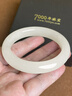 7000年和田玉手镯女款白玉冰白晴玉镯子玉手镯 55-56圈口 实拍图