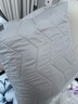 富安娜床垫褥子 学生宿舍租房软床垫被 席梦思保护垫子地铺睡垫被 纯棉面料抑菌橡筋款 灰 约3cm 1.2米床(120cm*200cm) 实拍图