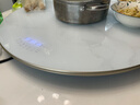 富得莱 饭菜保温板 加热菜板 暖菜板2025新款 圆形家用智能多功能带火锅电磁炉 自动恒温餐桌旋转盘神器 触控白80cm电动旋转电磁炉火锅 实拍图