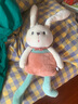 威尔通（WELTSTON）毛绒玩具布娃娃抱枕安抚玩偶摆件儿童生日礼物 小白兔子公仔70cm 实拍图