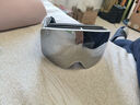 USOM滑雪镜双层防雾防紫外线 高山滑雪护目镜可卡近视UF035:白水银 实拍图