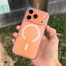 铁兔适苹果iPhone17手机壳新款磁吸Magsafe透明磨砂iPhone15/16 plus防摔玻璃Pro Max高级感air保护套 【磁吸手机壳】磨砂透明 苹果 17 Pro 实拍图