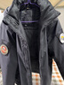 龙牙【龙牙 × 中国火箭】二代风神棉服外套运动户外保暖加厚棉服男 极夜黑 S 170/92A(121-144斤） 实拍图