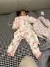 良良（liangliang）婴儿睡袋夏季空调房防踢被宝宝纯棉可拆袖儿童睡袋 雨林粉·春秋款【适合20-25℃】 2XL（建议身高100-115cm） 实拍图