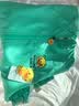 WALNUT DUCK小黄鸭秋季男孩女宝宝外套休闲防风可爱印花连帽外套 粉色 140 实拍图