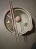 【东东农场专供】粉色蝴蝶结大号陶瓷泡面带盖釉下彩粉碗面碗餐具 【粉白】 蝴蝶结-泡面碗 泡面碗+盖+筷 【三件套】 实拍图