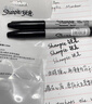 锐意（Sharpie）细头2.5MM油性马克笔黑色12支装防水防褪色速干记号海报明星发布会签名笔年美术写生教师贺卡美育 实拍图