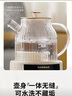 乐扣乐扣全玻璃养生壶电热水壶分体式烧水煮茶壶小花茶壶恒温加热保温迷你泡茶壶1L 实拍图