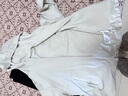 优衣库女装防风拉链连帽外套/内里摇粒绒户外防水472150 01 乳白色 L /160/88A 实拍图