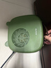 先锋（SINGFUN）暖风机电热取暖器家用电暖器小型热风机办公室桌面暖脚神器卧室电暖风 【店长力荐】复古绿 DNF-N3G 实拍图