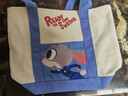 迪士尼包包女包帆布手提包卡通帆布包朱迪蓝白通勤小包生日礼物女 实拍图