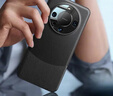 第一卫 DIVI【自 营 正 品 丨顶配质感】适用华为mate60pro手机壳mate60pro+真素皮镜头全包超薄防摔壳男砚黑 实拍图