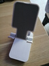 手机支架桌面支架 便携可升降调节手机平板适用于苹果17支架直播阅读网课考研追剧多功能折叠便携 【珍珠白】 实拍图