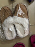 棉拖男棉拖女居家棉拖鞋加绒棉拖鞋男保暖鞋月子鞋女包头拖女 卡其色 36-37 偏小一码 实拍图