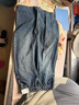 优衣库女装男装宽松廓形牛仔裤/弯刀镰刀裤子25秋冬新款479000 67 海蓝色 25 /160/64A 实拍图