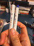 斑马牌（ZEBRA）虹彩按动中性笔 0.5mm子弹头签字笔 彩色学生绘画标注填色手账笔水笔 C-JJ6 黑红蓝 实拍图