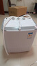 东方小天鹤半全自动洗衣机大容量家用双缸双桶筒老式波轮小型甩干 5KG迷你母婴专用蓝光不锈钢桶 实拍图