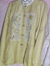 重回汉唐溶溶月竖领对襟袄马面裙套装原创明制汉服女款秋冬款 浅黄色竖领对襟袄/预售 付款45天 M 实拍图