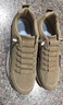 西域骆驼男鞋秋冬2025新款透气防臭休闲鞋轻便舒适一脚蹬运动阿甘鞋男 咖色 42 标准尺码 实拍图