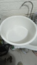 京东京造巨厚实加深加厚加大盆  脸盆家用盆洗衣盆泡脚盆洗漱盆 36cm  实拍图