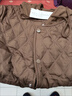 夹棉轻薄棉衣女小香风外套秋冬新款气质休闲减龄连帽棉服上衣棉袄 卡其色 2XL 121-135斤 实拍图