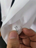 罗蒙（ROMON）纯色商务职业正装男士白衬衫工装外套长袖衬衣男CS108白色2XL 实拍图