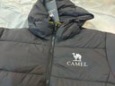 骆驼（CAMEL）户外羽绒服冬季新款男女同款高蓬防风保暖外套大朵鸭绒面包服 实拍图