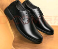 回力(Warrior)商务休闲男鞋百搭鞋子男英伦正装皮鞋男2413 黑色 42 实拍图