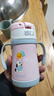 膳魔师（THERMOS）儿童吸管保温杯小黄鸭超轻316L不锈钢把手幼儿园宝学生杯上学TCKC 实拍图