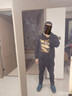 回力卫衣男士秋冬款日系加绒加厚连帽外套男女款重磅潮牌情侣装上衣服 【保暖羊羔绒】黑色(大日暮晚巷) XL (建议140斤-160斤左右) 实拍图