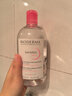 贝德玛（BIODERMA）粉水舒妍洁肤液卸妆水敏感肌可用温和无需水洗500ml*2 实拍图
