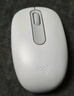 罗技（Logitech）M196 无线蓝牙鼠标 办公鼠标 笔记本商务办公家用 小巧便携 对称手型 珍珠白 实拍图