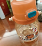 babycare大肚吸管水杯双饮运动外出便携儿童水杯大容量男女水壶600ml 塔尔曼橙 实拍图