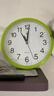 北极星（POLARIS） 挂钟 时尚创意客厅钟表 简约石英钟2842绿色30cm 实拍图