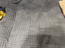冬季泡芙绒横竖纹全盖沙发巾防猫抓加厚防滑简约沙发套毛毯通用 毛绒加厚横竖纹沙发巾-灰色 180*130cm 实拍图