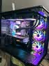 酷冷至尊（CoolerMaster）elite 神殿600 黑色 ATX海景房机箱  一体曲面玻璃 无立柱/支持360水冷/Type-c  实拍图