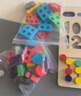 小顽豆婴儿童早教蒙氏教具1一2岁3拼图积木拼装0宝宝益智力女孩男孩玩具 实拍图