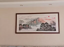 画殊客厅风景画沙发背景墙壁靠山图办公室字画挂画山水画实木框装饰画 【聚宝盆图】主图款 140*60【推荐墙宽1.8米左右】 实木框+有机玻璃/顺丰送货上门 实拍图