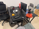 锦汐 电脑桌台式家用电竞桌椅套装办公桌简约书桌游戏桌书房写字桌子 140*60 单桌【炭纤维纹路桌面】 实拍图